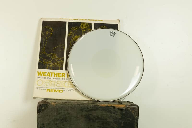 New Old Stock Vintage Remo Weathermaster 15" Smooth White CS Batter Drum Head image 1