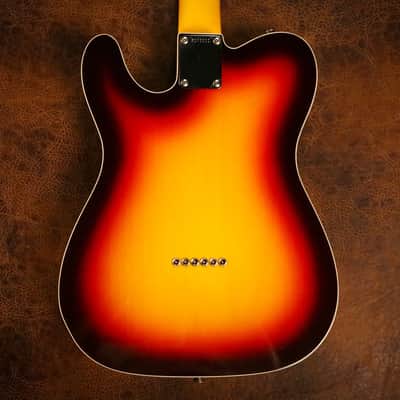 (Mint) Fender Custom Shop 1959 Telecaster Custom NOS in Maroon 3-tone Sunburst image 10