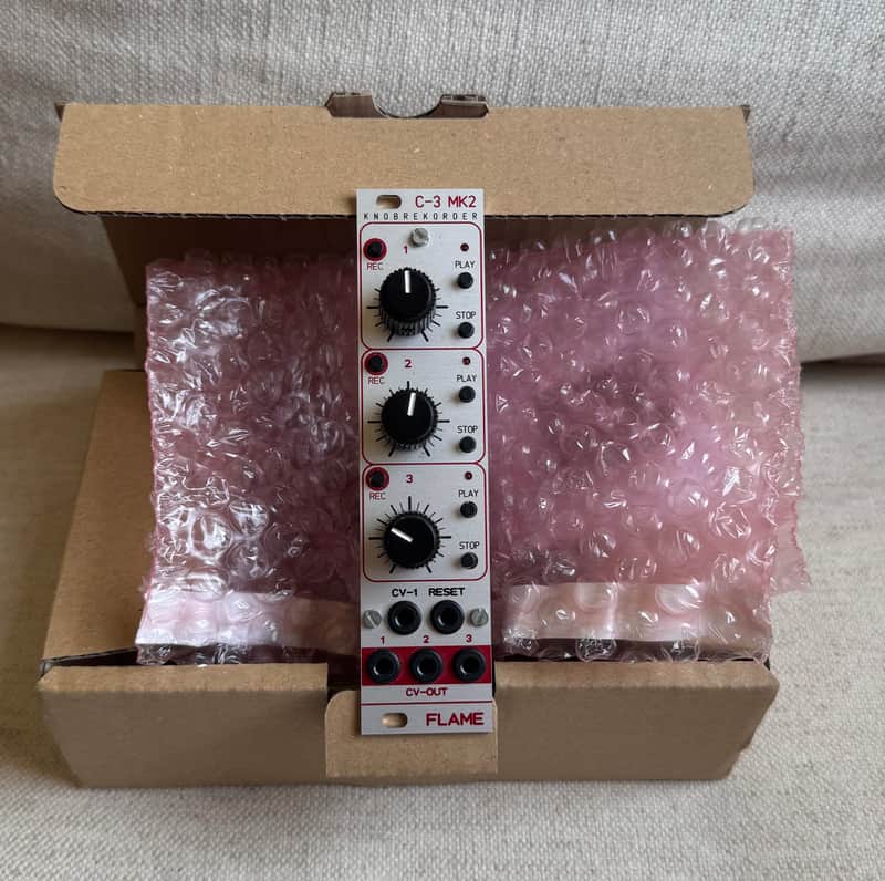 Flame C3 mk2 cv recorder/offset 2020’s - Silver/black /red image 1