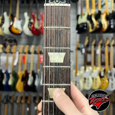 Gibson Les Paul 50 Tribute Satin Ebony Black image 5
