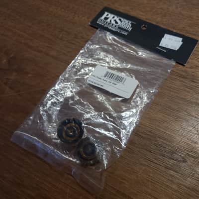 PRS Lampshade Knobs Amber with Black #'s SAE Shaft image 2