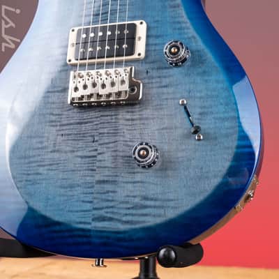 PRS S2 Custom 24 Electric Guitar Faded Gray Black Blue Burst image 4