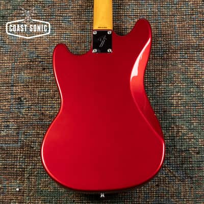 2010 Fender '69 Reissue Mustang MG69-MH Made in Japan Candy Apple Red w/Matching Headstock image 3