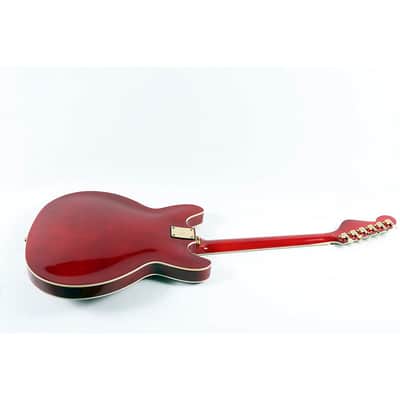 Hagstrom '67 Viking II Hollowbody Electric Guitar Regular Transparent Wild Cherry image 2