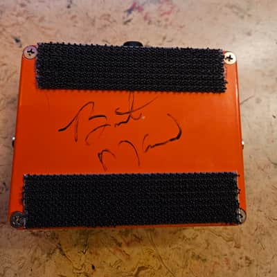 Wampler Autographed Brent Mason Hot Wired Overdrive Distortion 2000s - Orange Metal image 2