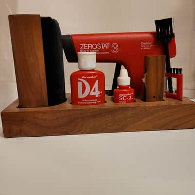 1980 Discwasher DiscKit System (Walnut) with Zerostat 3 - Vintage Vinyl Record Cleaner image 3