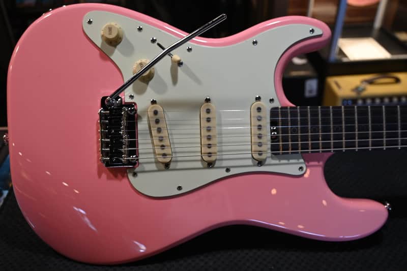 Schecter Nick Johnston Traditional SSS LH Atomic Coral #2706 image 1