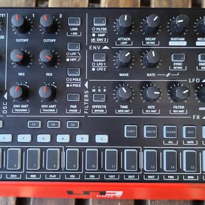 IK Multimedia UNO Synth Pro X Desktop Analog Synthesizer 2023 - Present - Black image 1