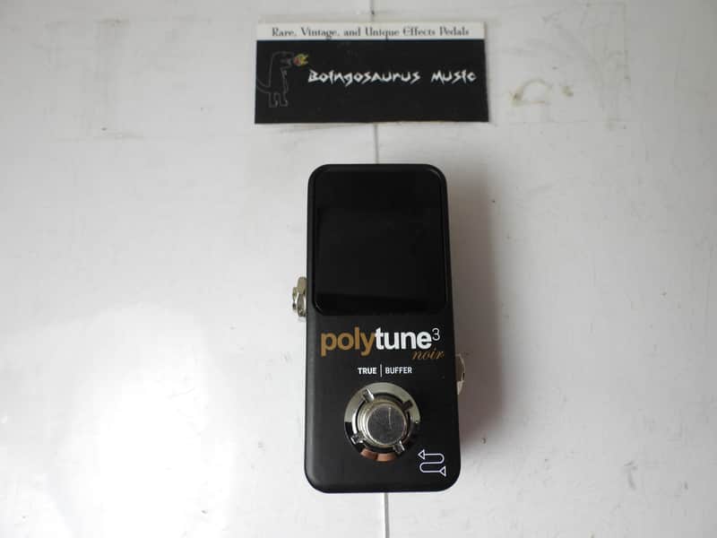 TC Electronics Polytune 3 Noir Mini Polyphonic Tuner Pedal Free USA Shipping image 1