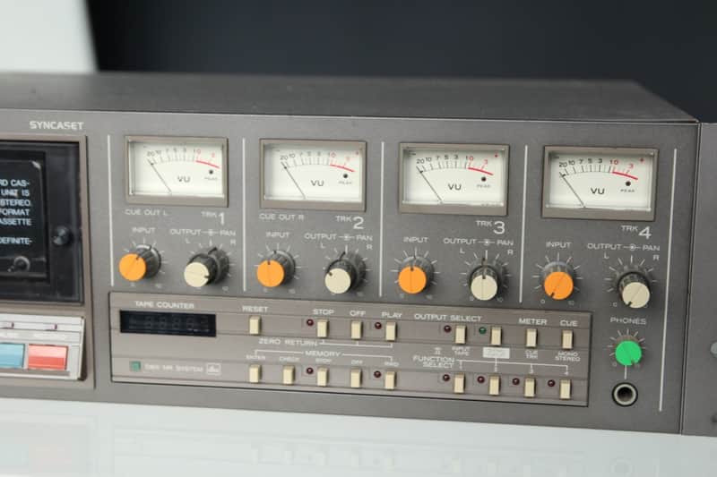 Tascam 234 Syncaset 4-Track Cassette Tape Recorder Rackmount