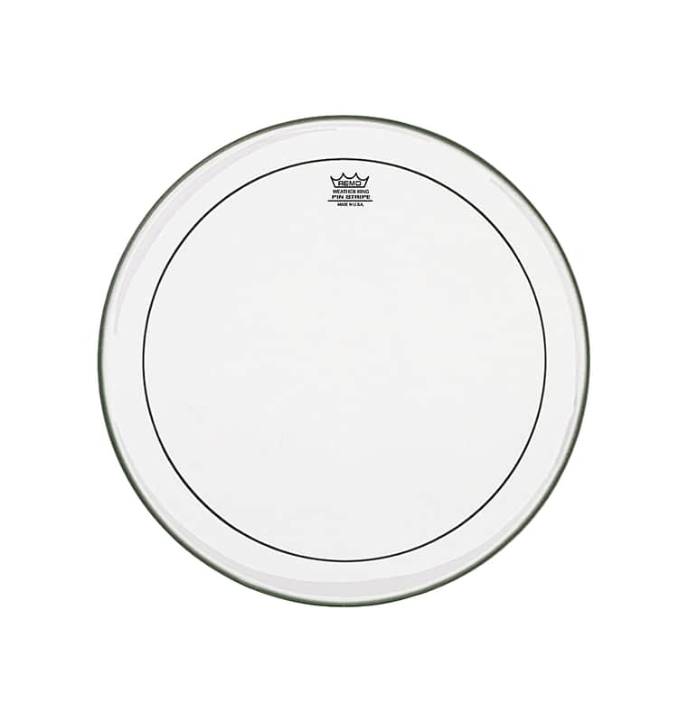 Remo Pinstripe Clear Bass Drum Head 26" image 1