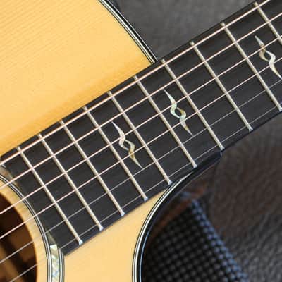 Unplayed! 2014 Taylor Custom GA Madagascar Ebony European Spruce Acoustic Guitar Natural + OHSC image 8