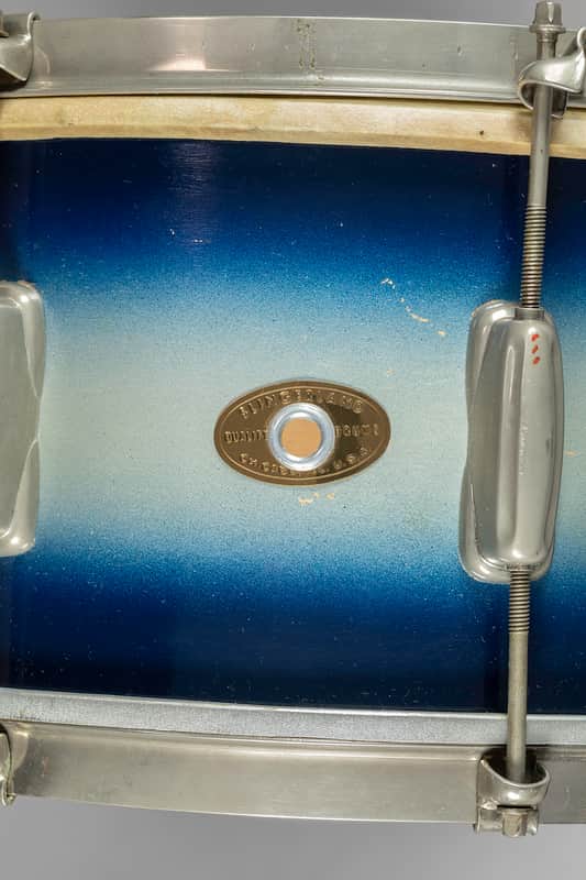 Slingerland Radio King Student model 1955-59 - Blur and Silver Duco, needs parts image 1