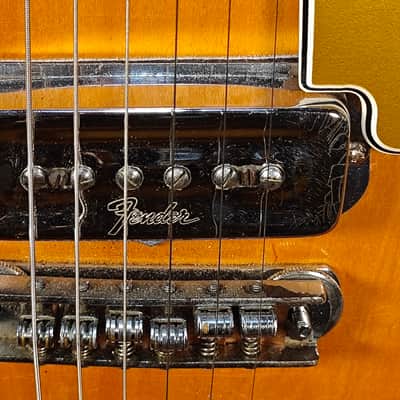 Fender  Coronado II 1967 Natural Semihollow Mod image 5
