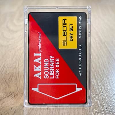 Akai XE8 // SL801R - Dry Set // Sound Library Waveform ROM Data Memory Card image 1