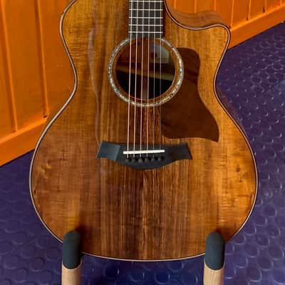 Taylor 724ce Hawaiian Koa Grand Auditorium Electro-Acoustic Guitar, Natural image 1