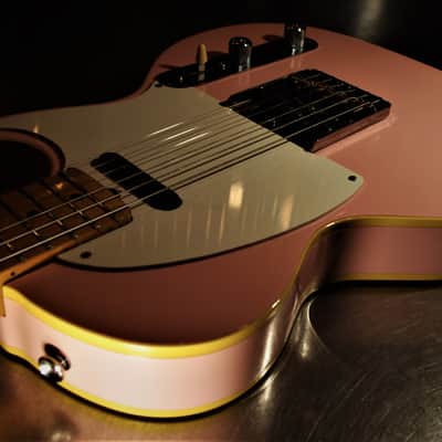 Strings & Things St. Blues Custom Bluesmaster II 1984 Shell Pink. Guitar that ruined Billy Squier image 16