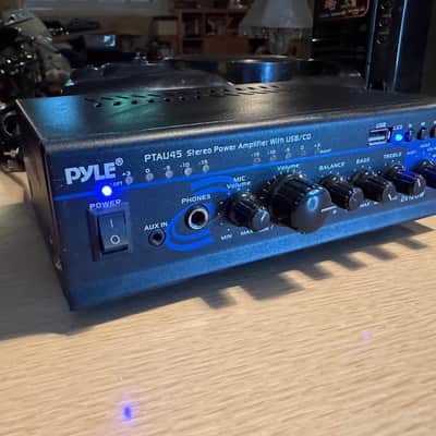 Pyle 2 Channel Power Amplifier PTAU45 Never Used Great Sound Compact& Crisp🎶 image 3