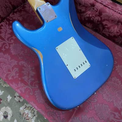 Fender Vintera Road Worn '60s Stratocaster  2021 - Lake Placid Blue image 8