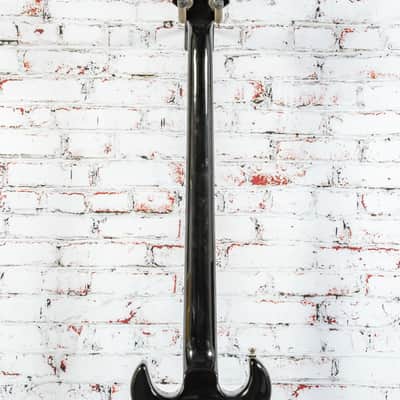 Schecter - Devil Tribal - Early 2000s Double-Cut Electric Bass Guitar - w/ Bag, Black - x3911 USED image 9