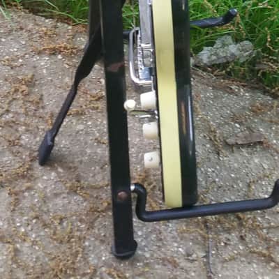 Lafayette Guyatone Zenon 1966? Electric Guitar 2 Pickup Two Tone Green  Japan Rare image 10