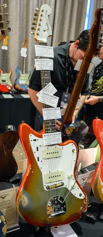 (Pre-Order) Fender 1963 Jazzmaster - Heavy Relic - Custom Built - Summer Event Special Run, Aged Twilight Sky W/ Olympic White Headstock - 2026 Summer Dealer Event #42 - Brand New