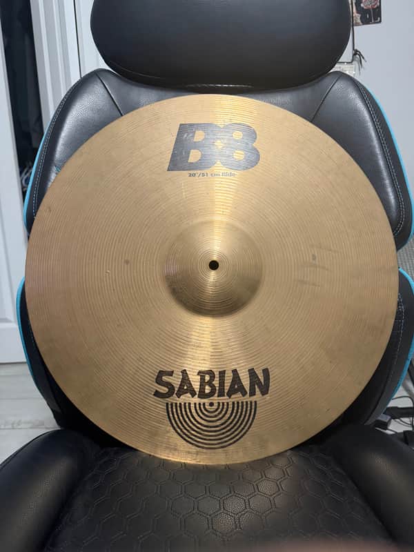 Sabian 20" B8 Ride Cymbal 1990 - 2010 - Natural image 1