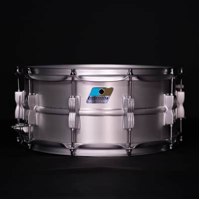 Ludwig 14"  x 6.5" Limited Acrolite Satin Chrome Snare Drum image 1
