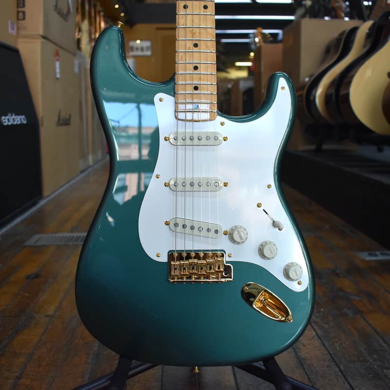 Fender Custom Shop Limited Run 1959 Stratocaster NOS Electric Guitar Sherwood Green Metallic w/Tweed Case image 1