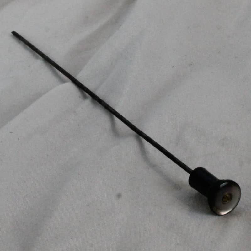 Diatonic Button Accordion Part - Black Pearl Bass Button With Rod Attachment 19mm x 11.50mm image 1