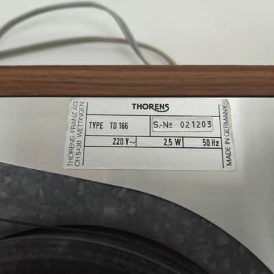 Thorens - TD 166 - 2-Speed Belt-Drive Suspended Chassis Turntable - New Belt image 10