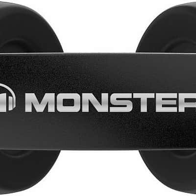 New Monster Elements Over Ear Headphones Wireless/Wired Black Slate image 4