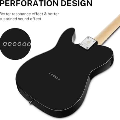 Donner Electric Guitar 39 Inch TELE Electric Guitar DTC-100 Solid Body image 3
