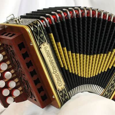 NEW Padauk Castagnari Giordy Diatonic Button Accordion DG 12 8 image 1