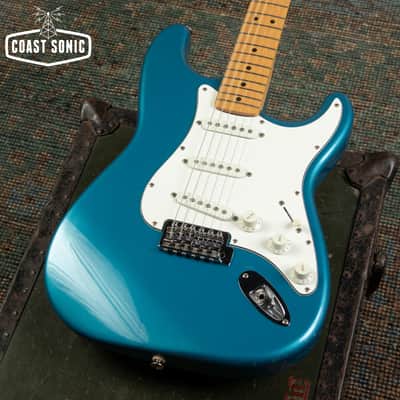 Vintage 1991 Fender Standard Stratocaster *first year Mexico factory* Lake Placid Blue image 7
