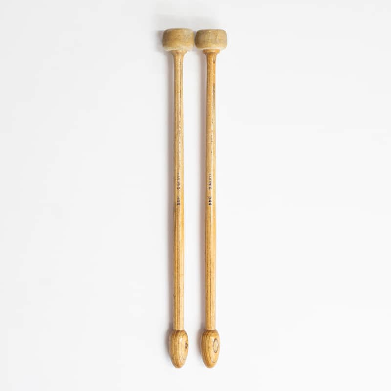 Vintage Ludwig 1960s No. 344 Double Sided Marching Bass Drum Mallets image 1