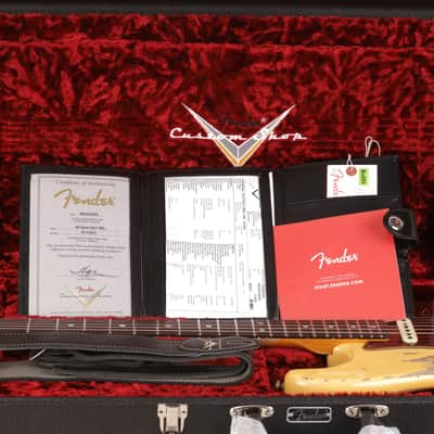 Fender Custom Shop 1969 Stratocaster Heavy Relic Guitar - Aged Vintage White - CHUCKSCLUSIVE - #R111533 image 15