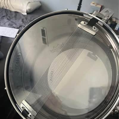 Tama Metal Works 5.5x12" Snare drum 2000/2010s - Smoked chrome image 4