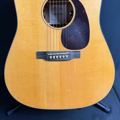 Martin D-10E Retro Dreadnought Acoustic-Electric Guitar Vintage Natural w/ Soft Case (430) image 2