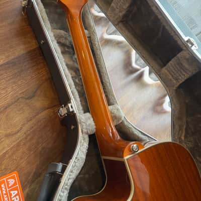 Epiphone Hummingbird Studio EC Heritage Cherry Sunburst w/Armour Platinum Hardshell Case image 8