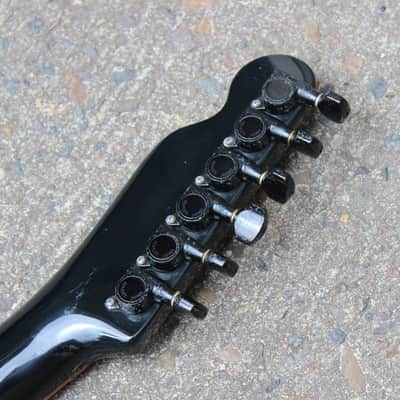 1985 Fender TL-555 Boxer Series Japan HH Telecaster (Black) image 9