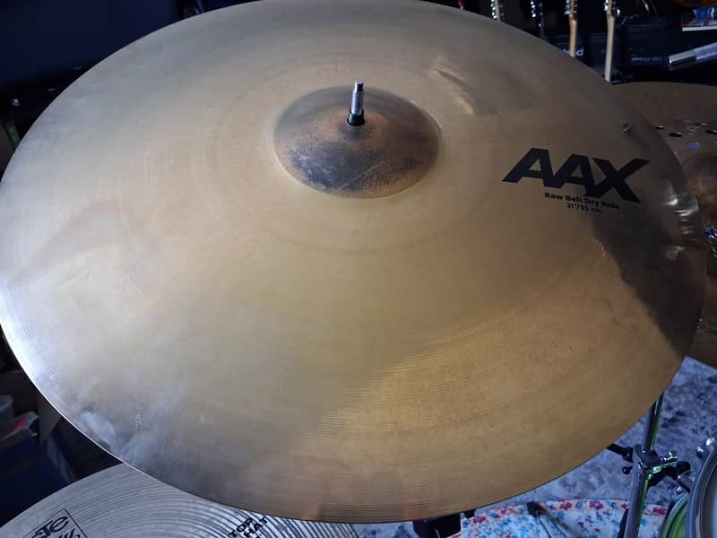 Sabian 21" AAX Raw Bell Dry Ride Cymbal 2019 - Present - Brilliant image 1