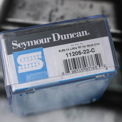 Seymour Duncan SL59-1 Little 59 Strat PAF Humbucker Bridge Pickup Cream image 3