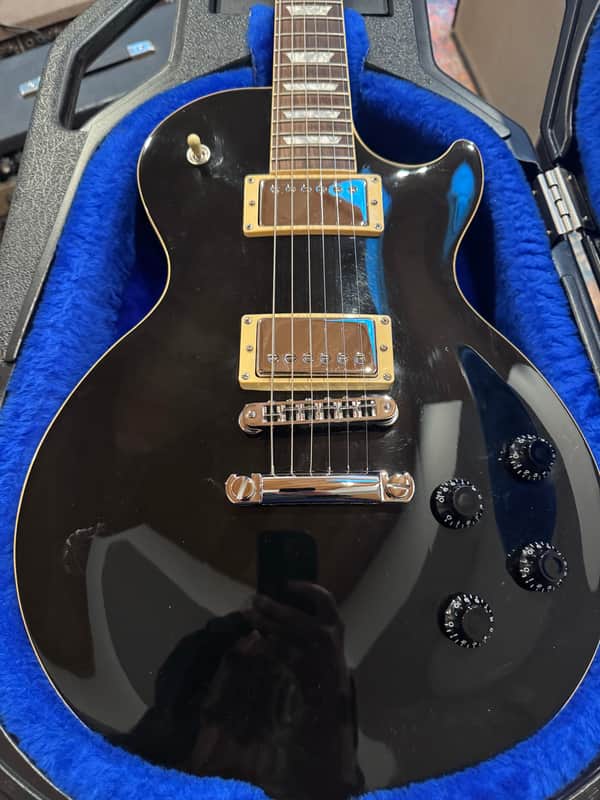 Gibson Les Paul Standard 1986-Ebony, Super Nice and clean, great player too! Original Chainsaw Case! image 1