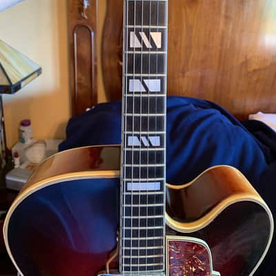 D'Angelico New Yorker 1954 Amber Sunburst w/original Lifton hardshell case image 16