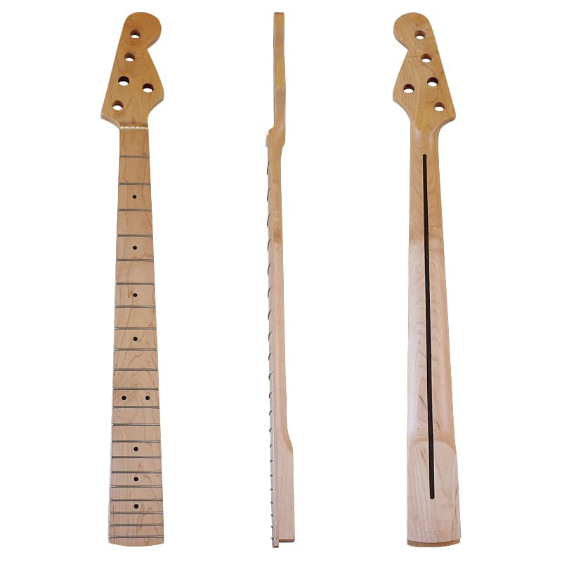 5 String Canada maple Electic Bass Guitar Neck,21-Fret image 1