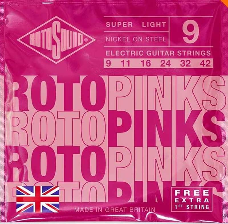 ROTOSOUND Roto Pinks 9-42 Corde per Chitarra Elettrica image 1