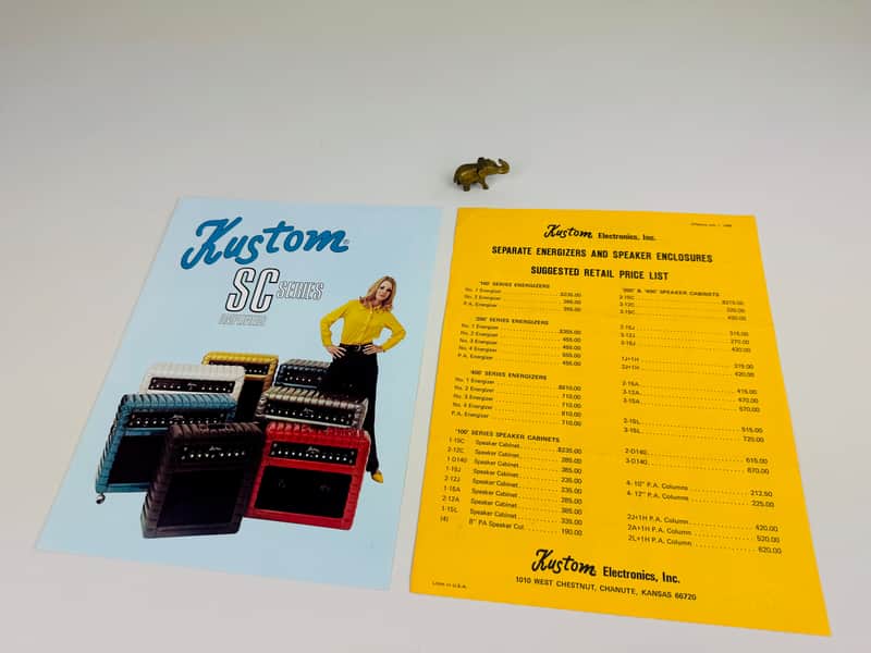 Kustom SC Series Brochure & Price List – 1969 image 1