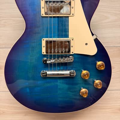 Gibson Les Paul Standard 50s Figured Top Electric Guitar - Blueberry Burst image 1