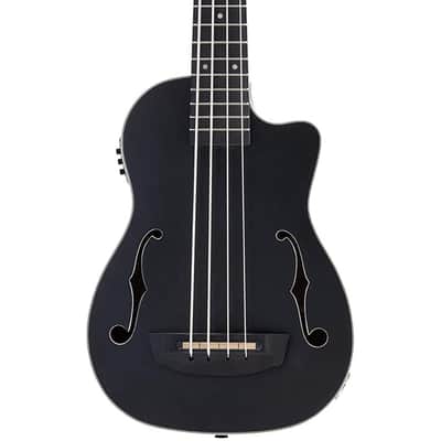 Kala UBASS-JYMN-BK-FS Journeyman, 4-String Ukulele - Black image 1